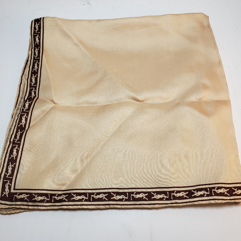Yves Saint Laurent Vintage Pocket Square
